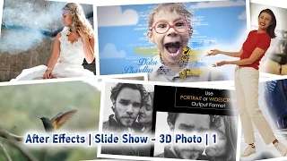 After Effects | Slide Show - 3D Photo | 1 || 3D ФОТО - 1 ||