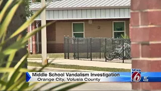 Middle school vandalism investigation