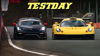 First Testday of 2024 | Elise GT1, 992 Cup, Fiesta, Cayman 718 GT4