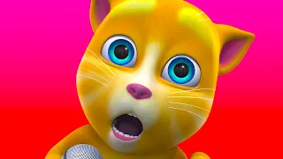 GINGER LEARNS TO SING❗️❗️❗️ 🎤 🎶 | Talking Tom & Friends | Cartoons For Kids | WildBrain Kids