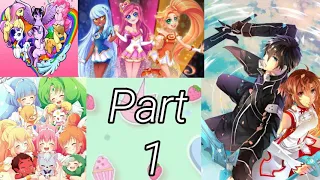 {Multifandom} Mlp - Lolirock - Glitter Force - Sword Art Online ( SAO)  2/9 OPEN DATE 04/08/18