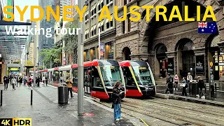 SYDNEY AUSTRALIA Walking tour | Fridays Rush Hour - 4K HDR