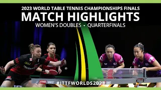 Shin/Jeon vs Polcanova/Szocs | WD QF | 2023 ITTF World Table Tennis Championships Finals