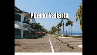 4K Walking in Puerto Vallarta, Mexico- Malecon