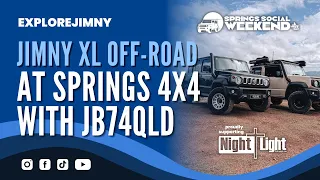 JIMNY XL OFF-ROAD AT SPRINGS 4X4 PARK WITH JB74QLD
