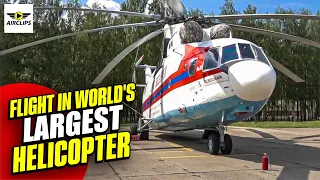 Flight in World's LARGEST HELI!!! Mi-26 ULTIMATE COCKPIT MOVIE, 70 Pax! [AirClips Cockpit Docu]