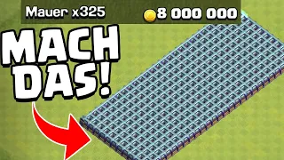 ALLE MAUERN MAXEN? - MACH DAS HIER! 😍 Clash of Clans * CoC