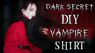 How to sew a vampire shirt #diy #sewing