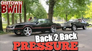 DB Customs Pull Up & Stunt - 2020 Chicago Car Show - part 2 - Big Rims 24s 26s 28s 30s 32s 34s