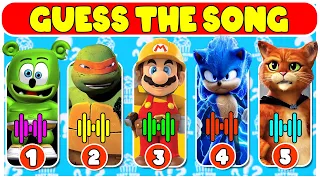 Guess The Character Song |Spookiz, Teen Mutant ninja turtles, Puss In Boots, . Super Mario Bros,