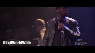 50 Cent checks crowd and performs Poor Lil Rich at SXSW 2012