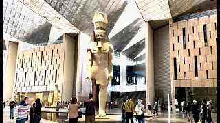 At the Grand Egyptian Museum