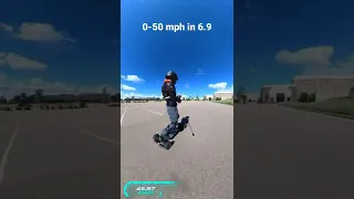 Fast Electric Skateboard 0-50 MPH - Heath Lewis 20S ESK8 Acceleration