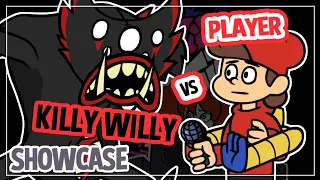 Player vs Killy WIlly - Poppy Playtime - [FNF MOD] [SHOWCASE]