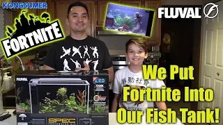 How to setup a 5 gallon aquarium properly - FortNite Themed! Fluval Spec V in 4K!