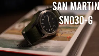 SAN MARTIN SN030-G (IWC MK XI PILOT'S WATCH HOMAGE)