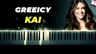 Greeicy - KAI - piano karaoke instrumental cover