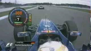 F1 2012 - Vettel's controversial move against Button - Germany