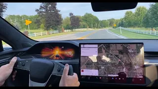 Model S Plaid 0-100km/h ACCELERATION #VIRAL