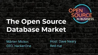 The Open Source Database Market