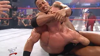 The Rock & Kane Vs Chris Benoit & Kurt Angle Part 2 - RAW IS WAR