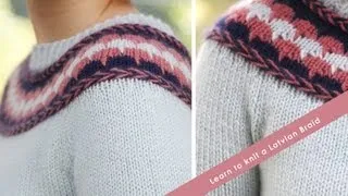 How to Knit a Latvian Braid