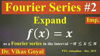 Fourier Series #2 (Imp.) #FourierSeries #EngineeringMathematics #BScMaths #EngineeringMathematics3