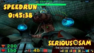 Serious Sam: The Second Encounter - SpeedRun - 0:45:38