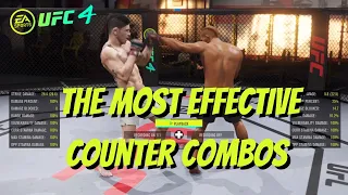 UFC 4 - COUNTER COMBOS + THE BEST HEAD MOVEMENT COUNTER COMBOS!
