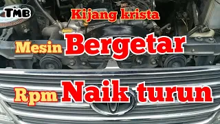 kijang krista mesin bergetar rpm naik turun...mudah..😁👍