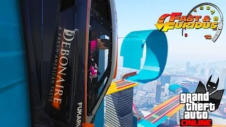 GTA V Online: Velozes e Furiosos #115: ACROBÁTICA LOOPING NO CENTRO