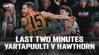 Last Two Minutes: Yartapuulti v Hawthorn | Round 10, 2024 | AFL