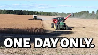 We had to QUIT soybean harvest... after only ONE DAY.  | Vlog 623