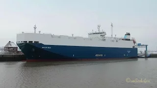 car carrier CITY of OSLO 92GR2 IMO 9407677 Emden RoRo cargo ship Autotransporter