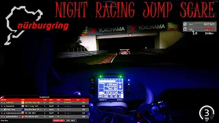 Jump Scare in Assetto Corsa - Nurburgring Night Racing