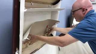 Rental Casket Head Panel Removal and Installation