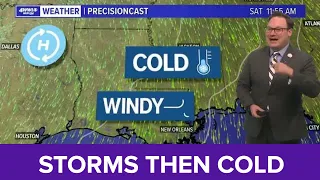 New Orleans Weather: Numerous storms Friday, cold weekend