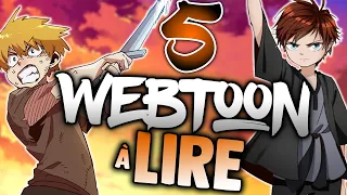 5 WEBTOONS VRAIMENT COOL ! (Bonus HÉROS PUISSANT !) | MANGA CORP