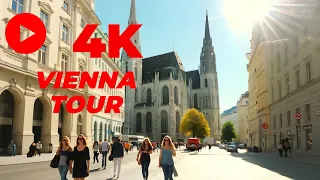 Walking in Vienna, Austria, 🇦🇹 from St. Stephen's Cathedral to Maria Theresa Platz (4K Ultra HD).