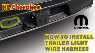 2014+ Jeep Cherokee Trailer Wire Harness Install | OEM Mopar