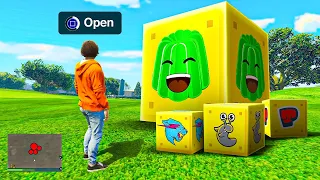 Opening YOUTUBER LUCKY BLOCKS In GTA 5