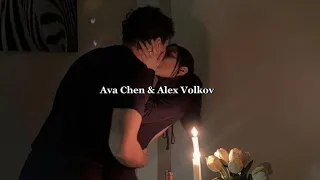 “you are the light to my darkness, sunshine. without you im lost” | Ava & Alex playlist[slowed down]