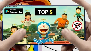 TOP 5 HIGH GRAPHICS DOREAMON GAMES FOR ANDROID IN 2023|| DOREAMON GAMES  FOR MOBILE||OFFLINE /ONLINE