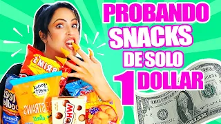 PROBANDO MERIENDAS DE 1 DOLAR! Snacks de la Tienda del Dollar en Estados Unidos - SandraCiresArt