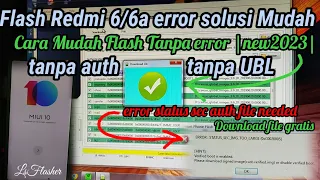 Cara Flash Redmi 6 via sp flashtool tanpa auth tanpa UBL 100% Berhasil