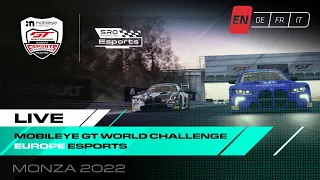 LIVE | Monza The Final | Mobileye GT World Challenge Sprint Europe E-Sports 2022