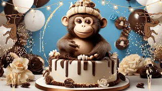 Happy Birthday Song |  Happy Birthday To You | Magic Monkey Cake