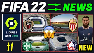 *NEW* FIFA 22 NEWS | Ligue 1 Stadiums Package - CONFIRMED Face Scans, Clubs, Transfers & More