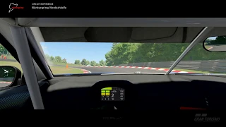 GT Sport - My fastest lap around Nordschleife - The Green Hell in the BMW M6 in 6m 50s - cockpit cam