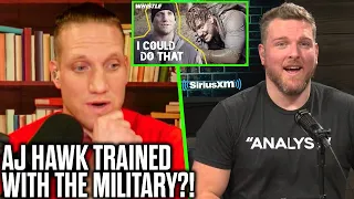 Pat McAfee & AJ Hawk React To "Can AJ Hawk Handle INSANE Military Training"